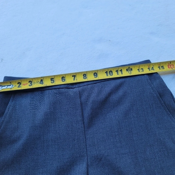 Sag Harbor Womens Dress Pants Size 6 Gray Stretch Flat Front Elastic Waist Back - Picture 5 of 9